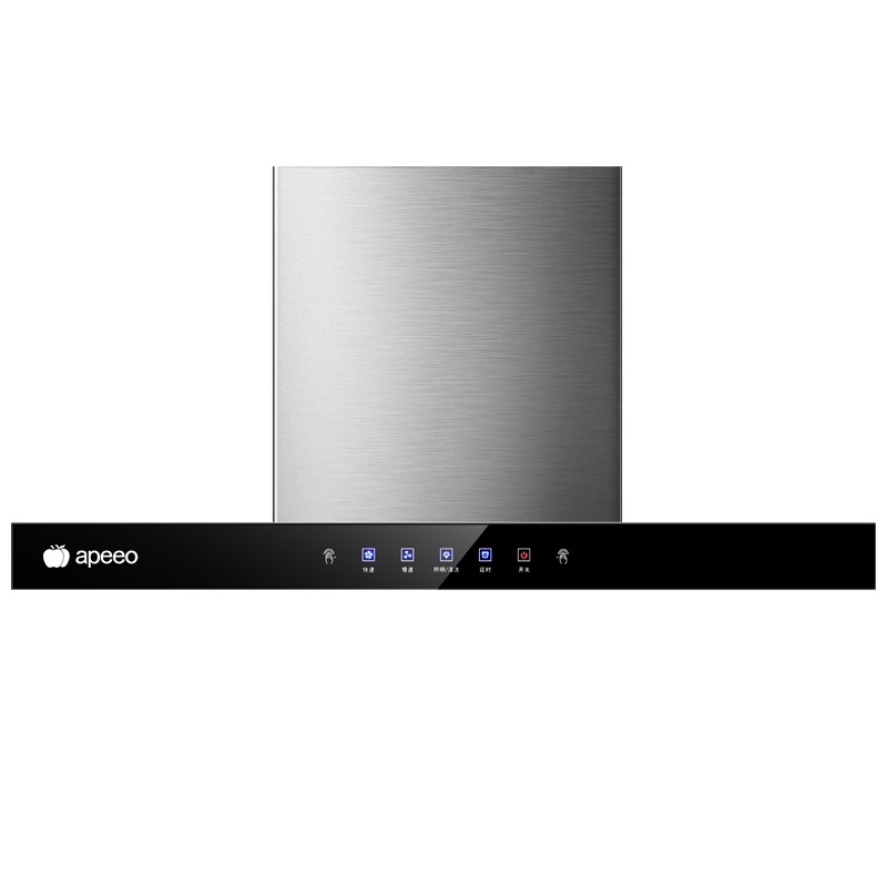 apeeo 欧式触控式吸油烟机CXW-238-A10-9603QX家用智能体感高温清洗延时关机19立方风量大吸力抽油烟机