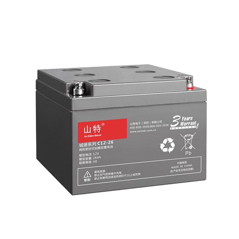 山特(SANTAK)C12-26 山特UPS电源 电池 免维护铅酸蓄电池 12V26AH