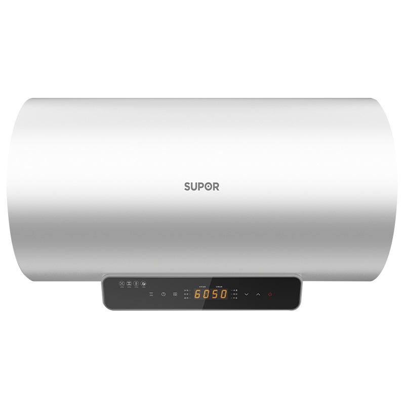 苏泊尔(SUPOR)电热水器E60-UR41 60升双管速热遥控预约防护安全盾红灯预警搪瓷内胆