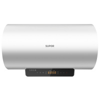 苏泊尔(SUPOR)电热水器E60-UR41 60升双管速热遥控预约防护安全盾红灯预警搪瓷内胆