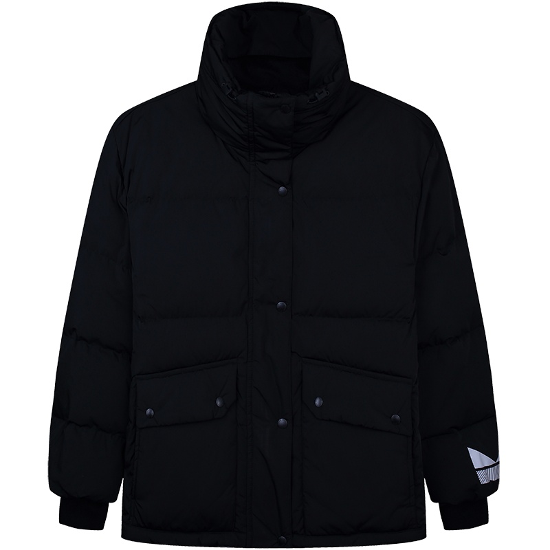 KELME/卡尔美 冬季新款高领保暖防风时尚短款面包服加厚羽绒服女