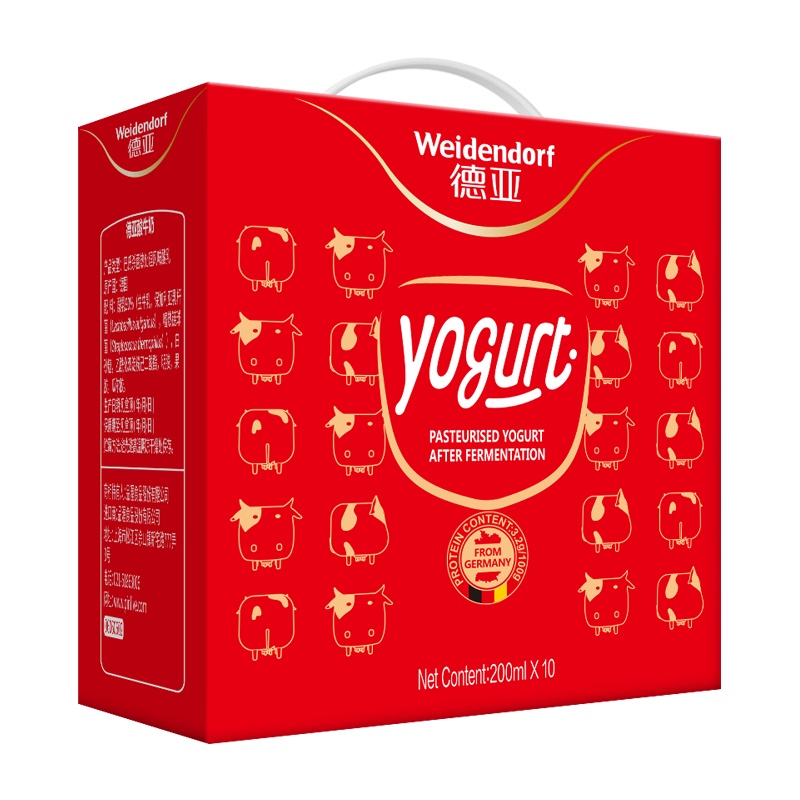 德亚 酸奶200mlx10礼盒 德国进口