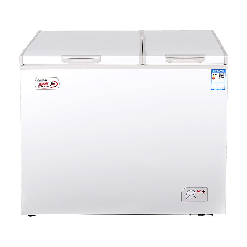 白雪(Baixue) BDX-198DS 198升 冰柜 双温卧式冷柜 冷藏冷冻双间室冷柜