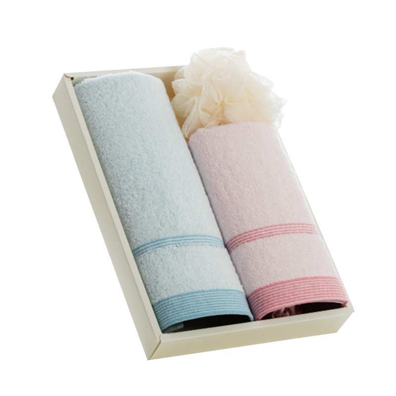 竹印象 zyx-03005-2 祥和四季浴花毛巾三件套 34cm*72cm/95g(单位:套)