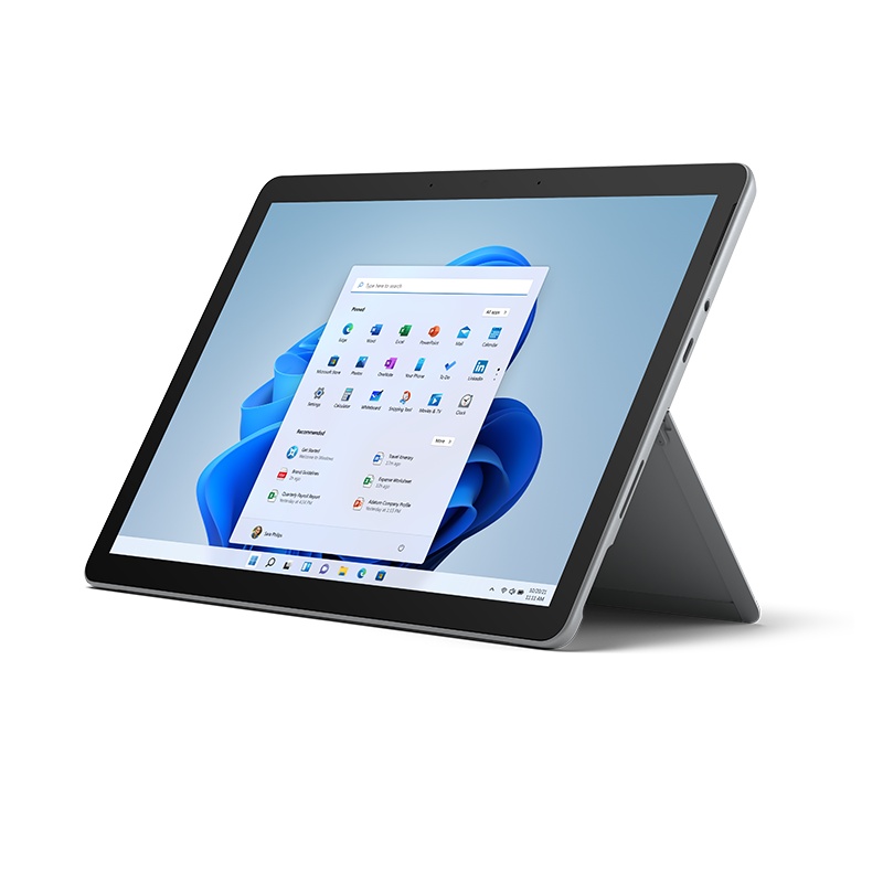 微软Surface Go 3 二合一平板电脑 酷睿i3-10100Y 8G 128G 亮铂金 10.5英寸高色域触屏 学生平板笔记本电脑