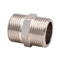 304不锈钢 六角外丝 对丝 内接 双外丝直接头 6分不锈钢对丝 单只