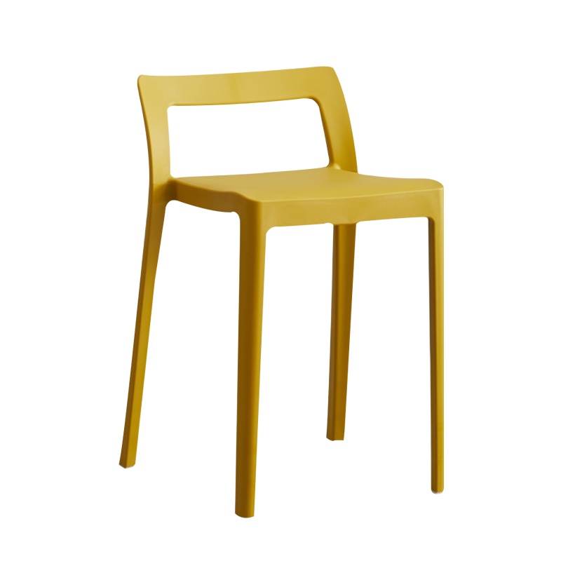 科朔 简约加厚塑料凳子 餐厅凳子 创意家用休闲凳子 靠背塑料凳 KS-03