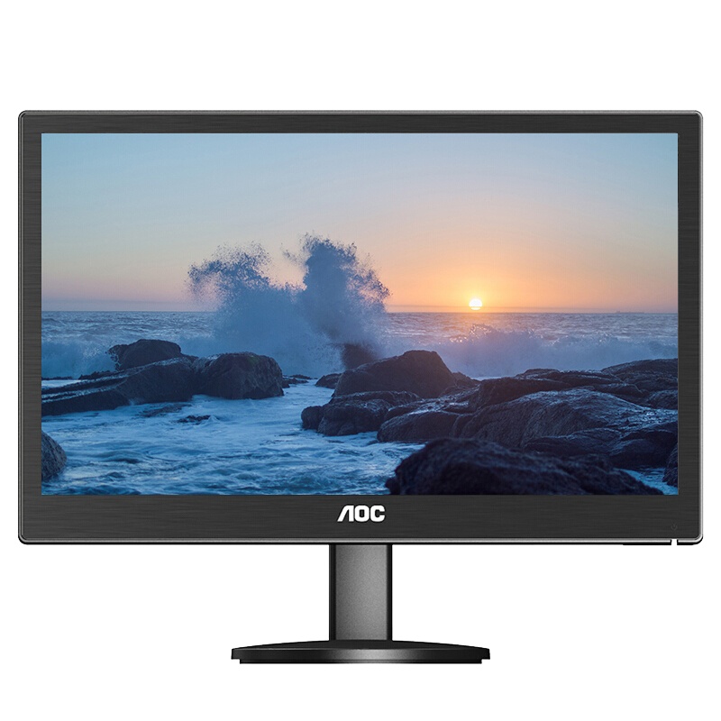 AOC 15.6英寸显示器 LED背光节能 台式电脑液晶显示屏 监视器 E1670SWUE