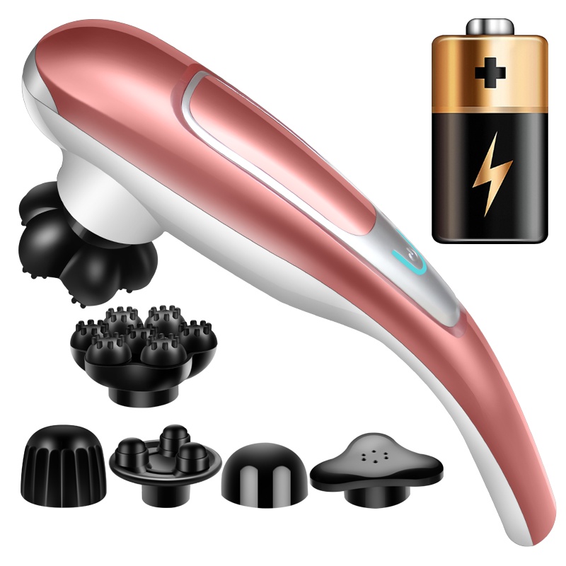 安尚无线USB充电按摩棒按摩捶电动按摩器贴身智能颈椎颈腰肩背部全身家商用震动按摩仪手持式温热振动震动经络拍按摩锤智能棒