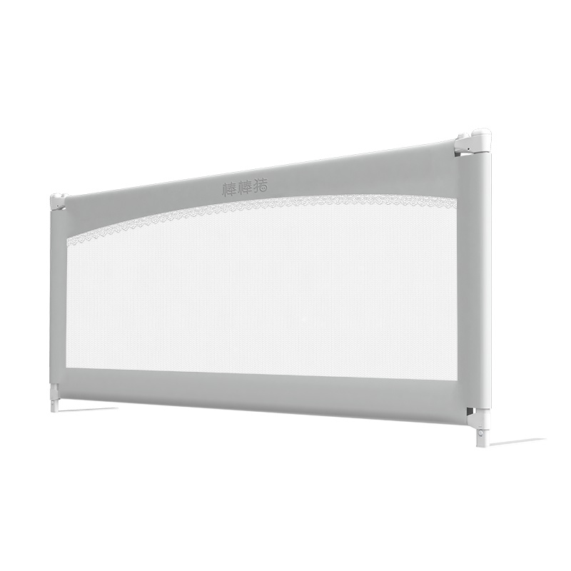 棒棒猪婴儿童加高床护栏宝宝防摔边挡板1.8-2米大床围栏 蕾拉天使1.5米/单面