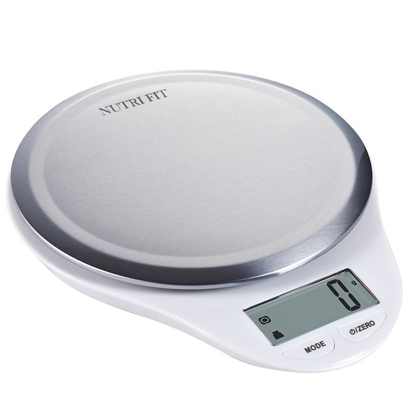 香山厨房秤家用电子秤 高精准烘焙工具食物克秤 EK3226-5kg/1g-珍珠白