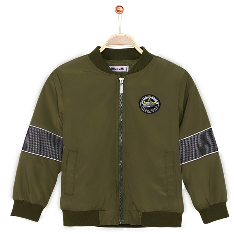 铅笔俱乐部童装2019秋装新款男童拉链外套中大童加厚外套儿童上衣