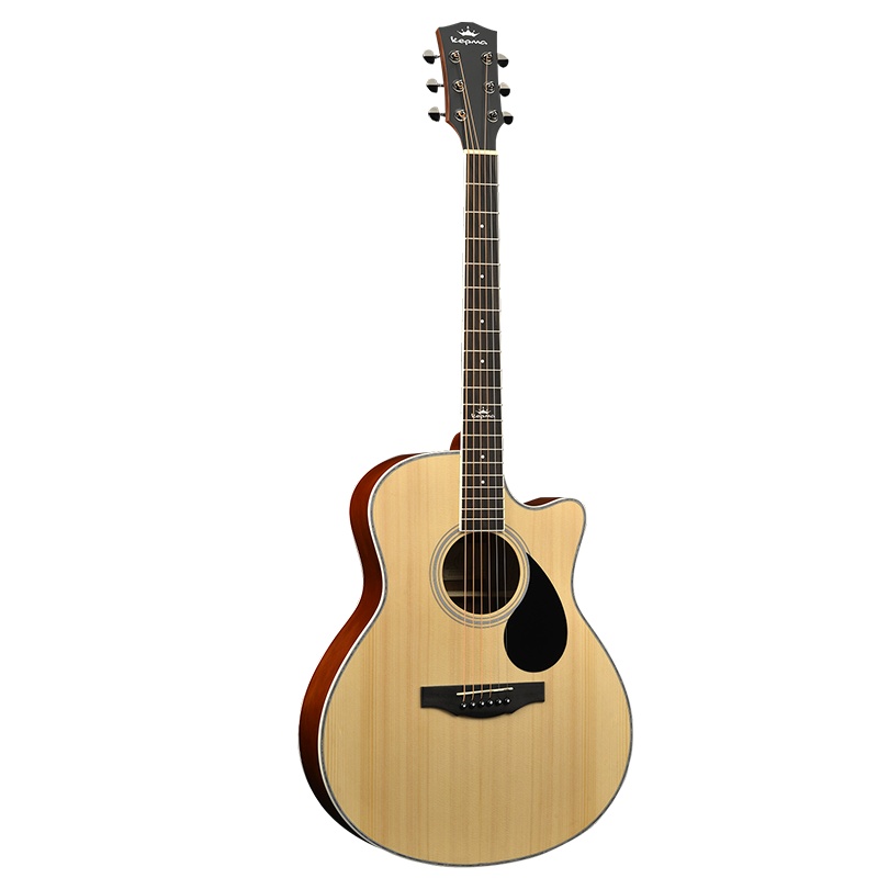 卡马(KEPMA)A1CNM民谣吉他初学者木吉他入门吉它jita原木色40英寸