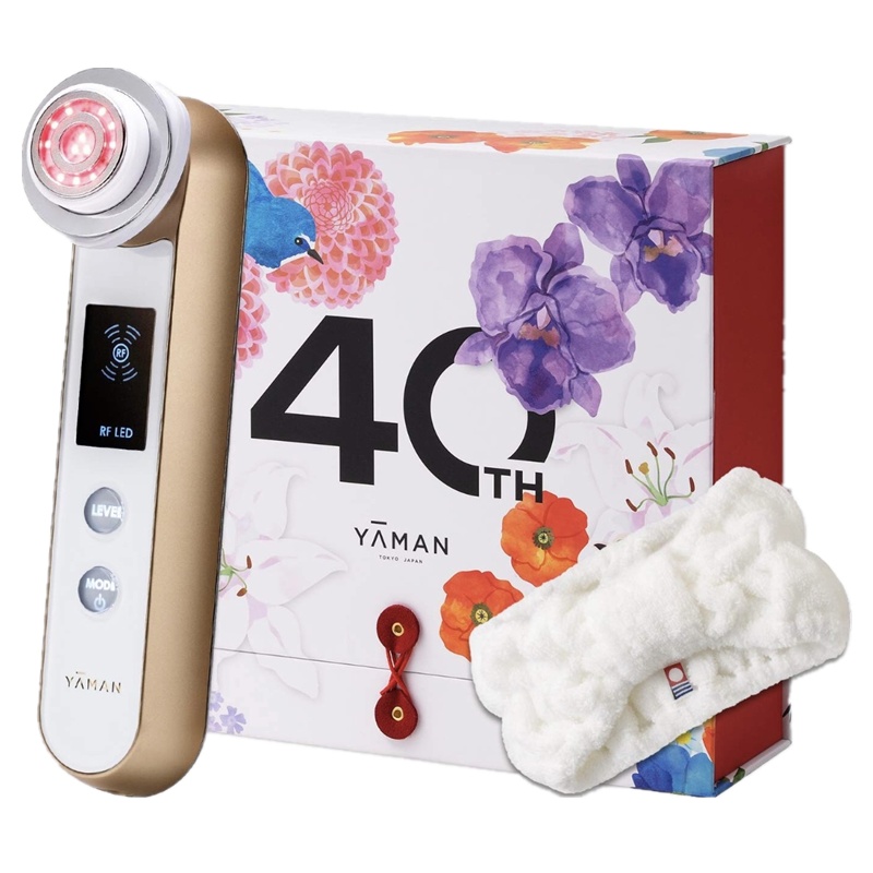 雅萌(YA-MAN)HRF-10TN（40周年限定套盒）电子美容仪瘦脸护肤嫩肤仪脸部按摩器