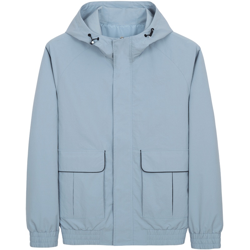 千纸鹤男装连帽夹克衫2020春季新款韩版潮流宽松工装外套男30507