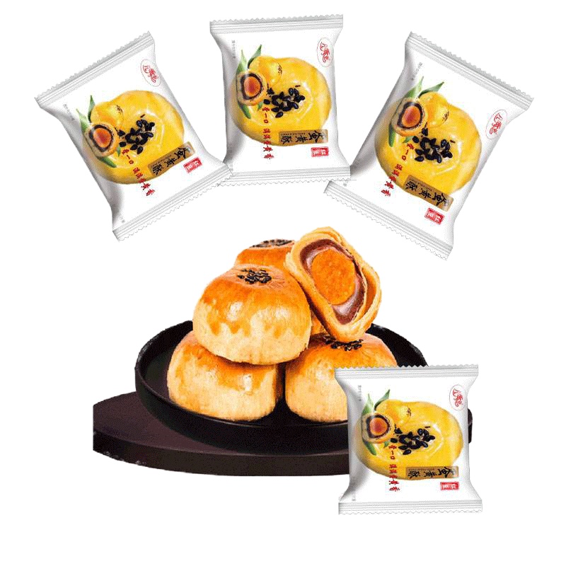 雪媚娘红豆蛋酥好吃50g*4枚休闲办公点心