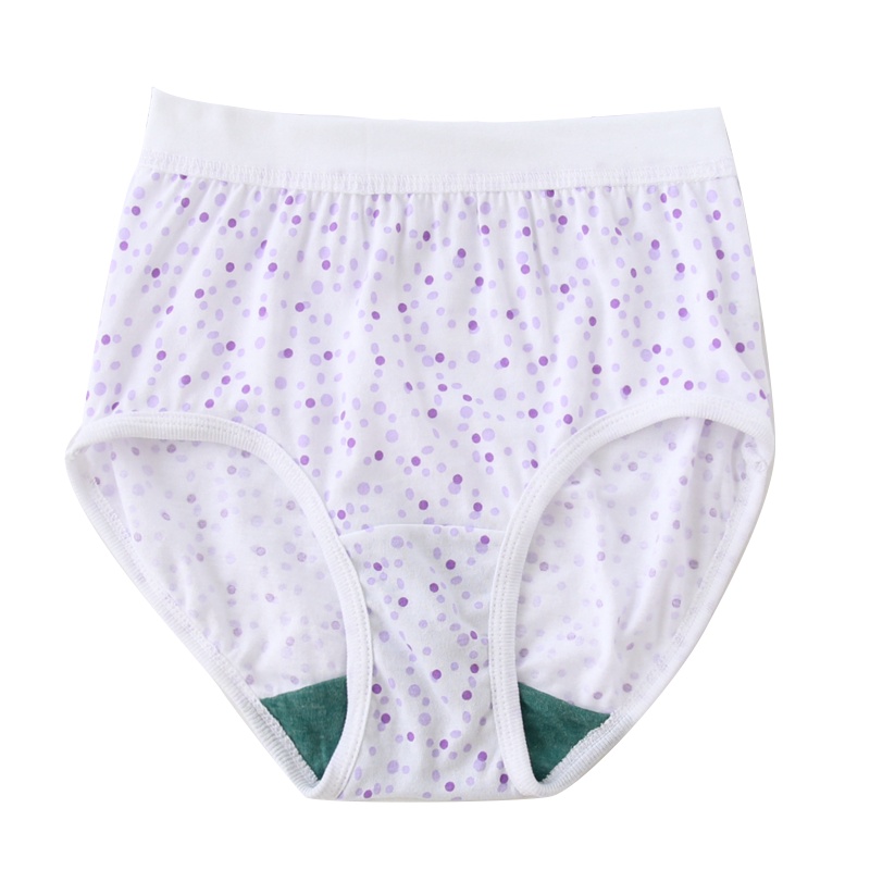 A&B[2条装]ab内裤纯棉高腰中老年裤宽松舒适妈咪裤0182