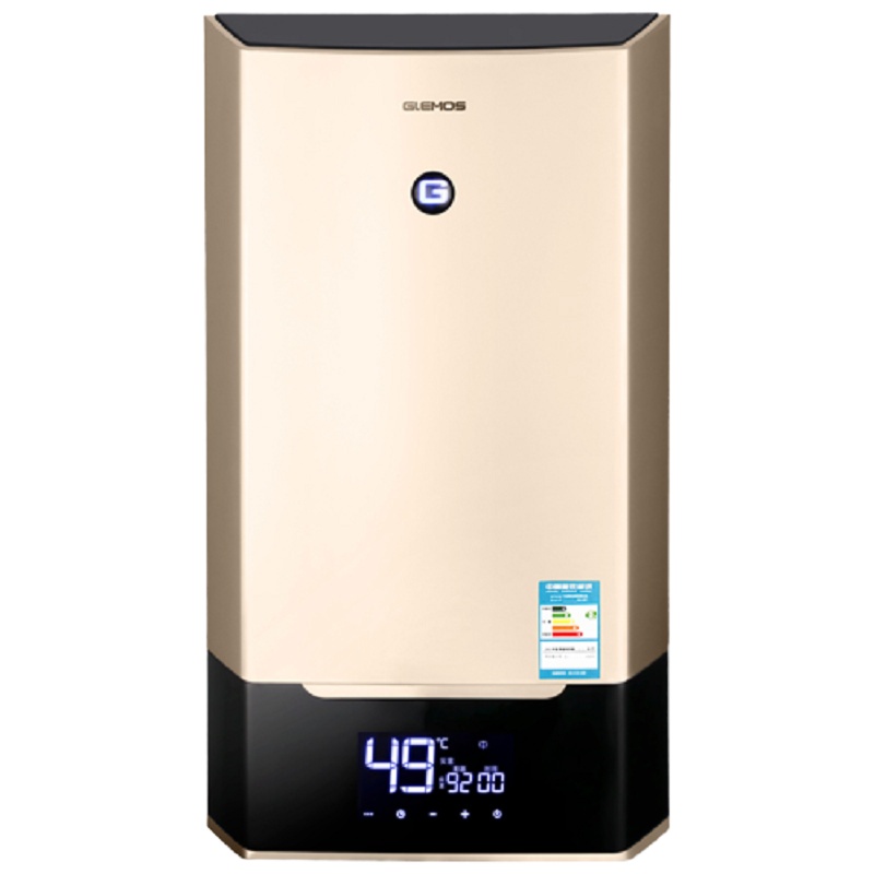 格林姆斯(GLEMOS)GS3-70F速热式电热水器 4G睿频双胆循环ECO节能遥控智能恒温20升储水7000W 金色