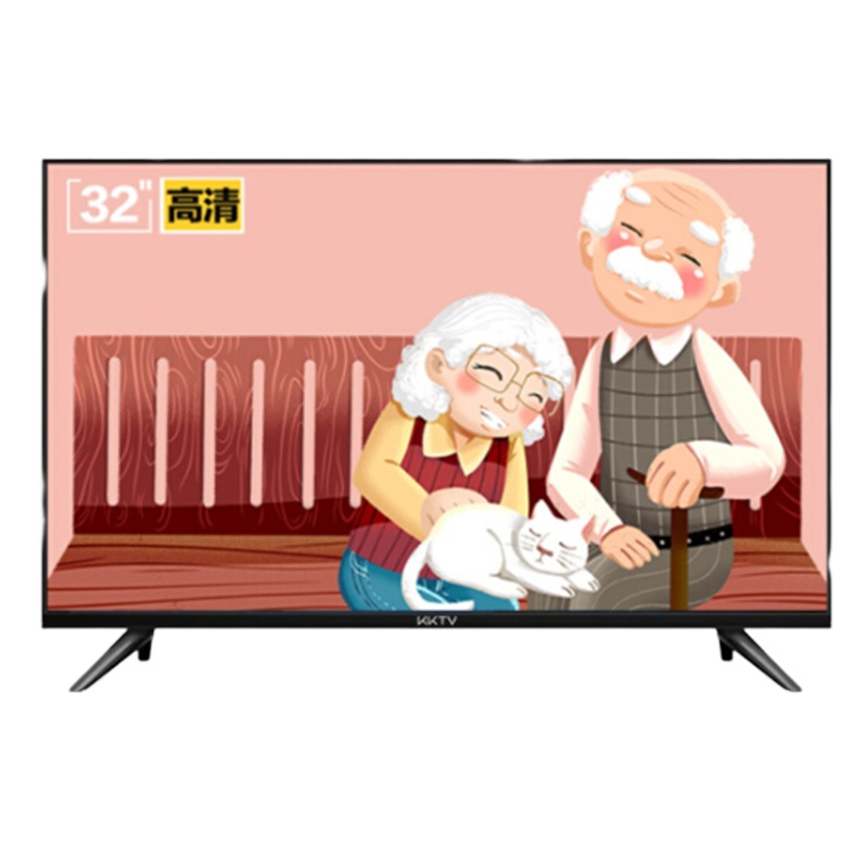KKTV 32英寸窄边高清节能护眼液晶平板电视K32C(含上门安装)