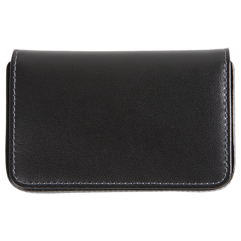 苏宁极物 二层牛皮短款商务名片盒名片夹