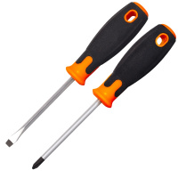 [苏宁自营]工蜂 家用高级木塑手柄螺丝刀组合装一字十字