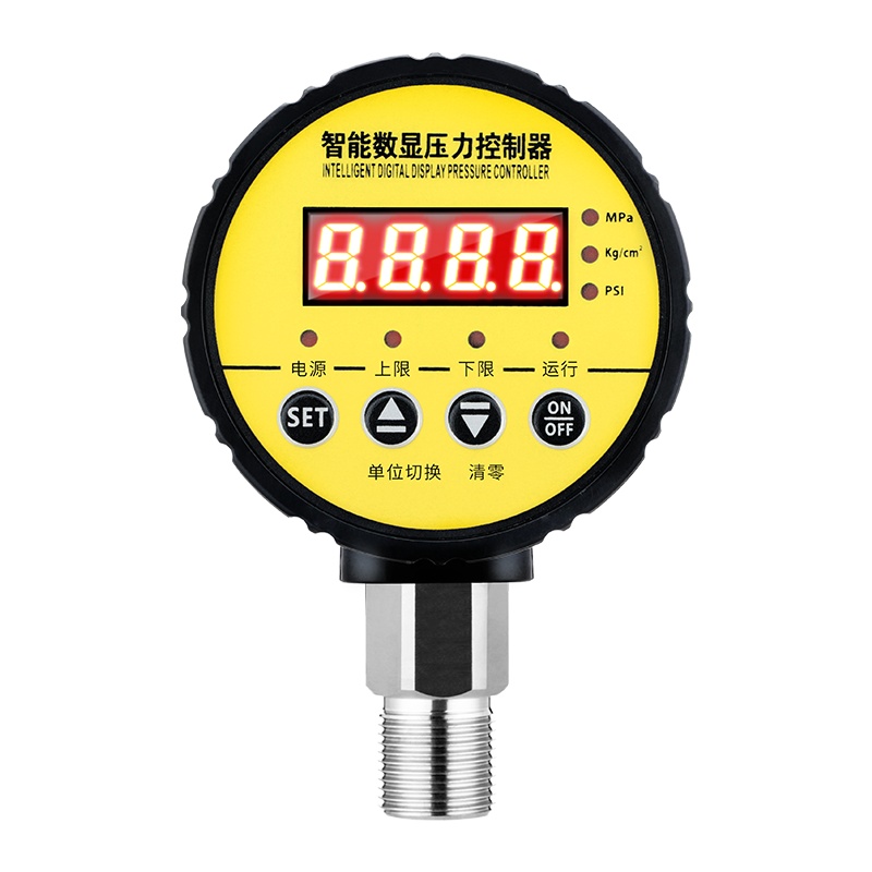 创新者 数显电接点压力表智能压力开关控制器数字电子消防水压真空气压表 0-1.6MPA(16KG)