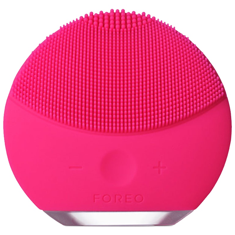 FOREO 斐珞尔 Luna mini2 洁面仪露娜二代洗脸仪深层清洁;祛黑头粉刺玫红色声波震动 官网可保修 (亚洲版)