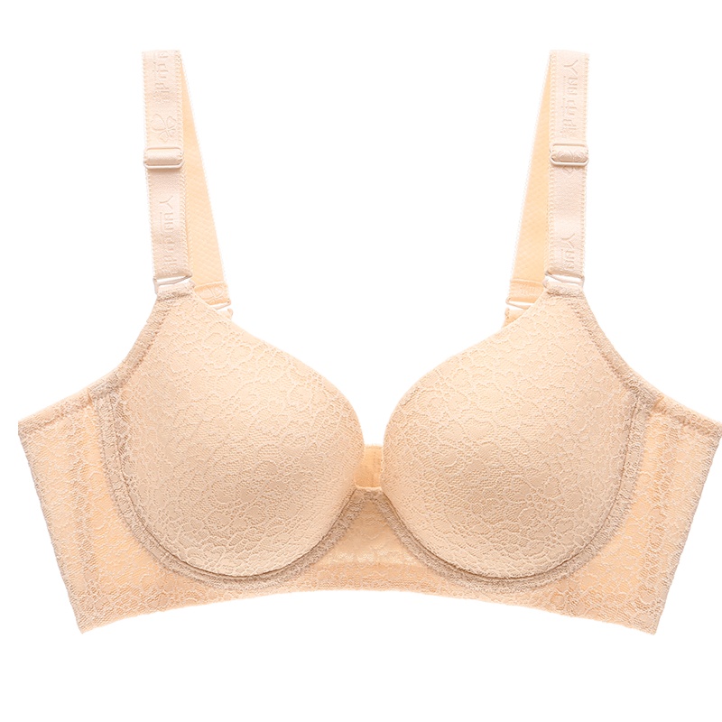 都市丽人性感迷人蕾丝络纹饱满深V聚拢上托女士文胸胸罩内衣2B8203