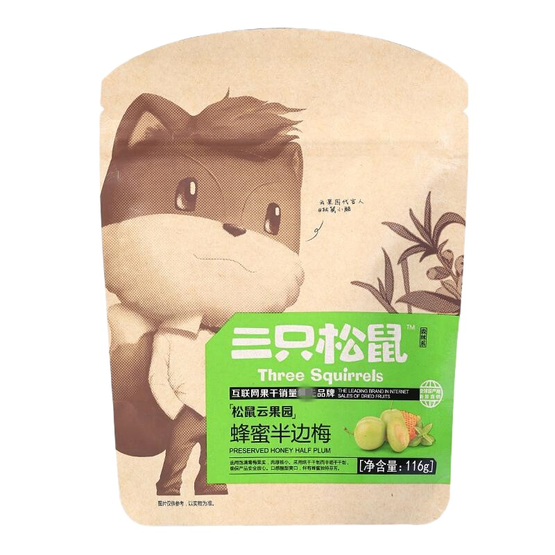 三只松鼠蜂蜜半边梅116g/袋