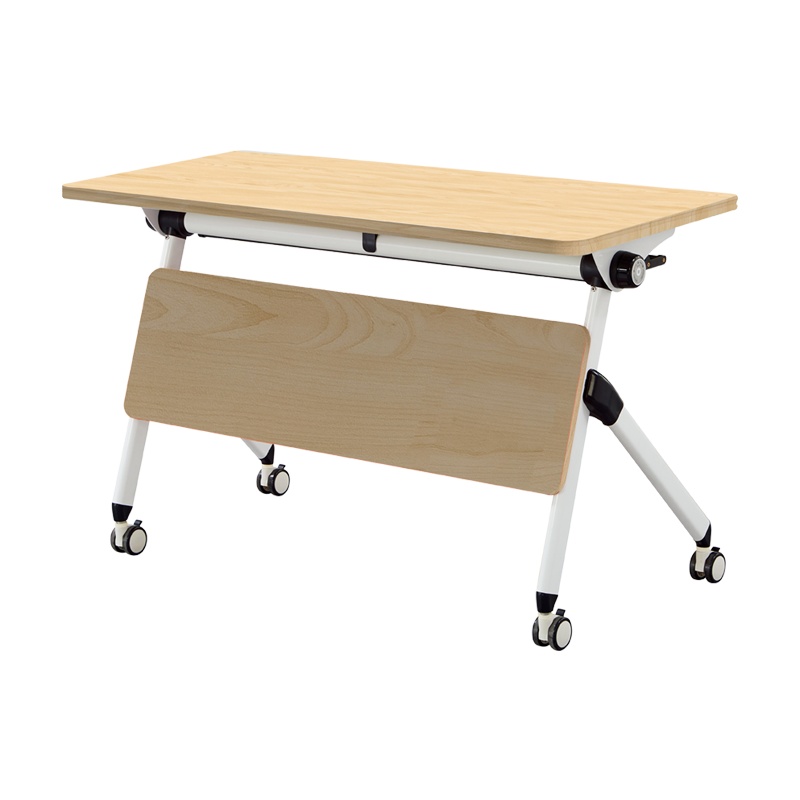 科朔 折叠桌条桌长条会议桌翻版桌会议桌1400W*500D*750H FT-16114