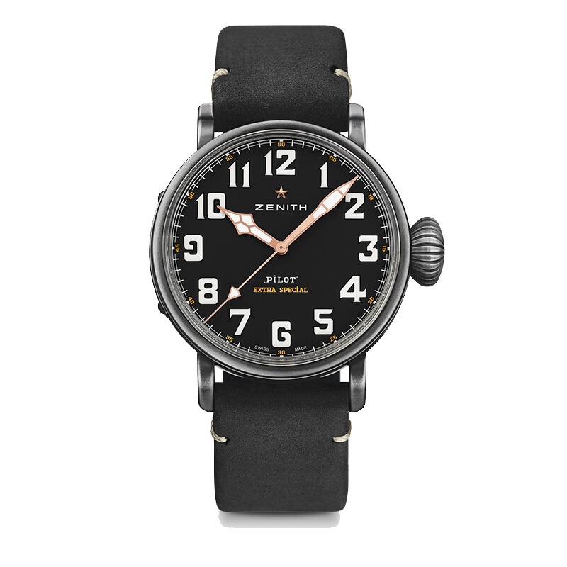 Zenith真力时飞行员系列运动自动机械男士手表11.2432.679/21.C900