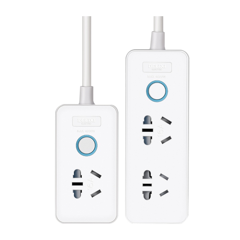 德力西10a转16a插座空调专用热水器插排插16安大功率插线板转换器 16A大功率排插