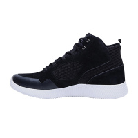 Skechers斯凯奇男士休闲鞋拼接中帮加绒保暖男鞋666040