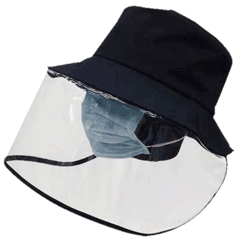 巴布豆配饰儿童帽子B0YN111黑色58cm男女防护通用防飞沫帽