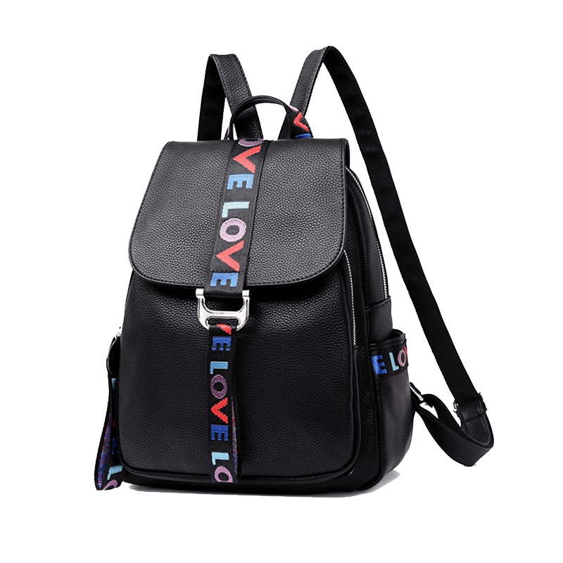 古思奇GSQ新款百搭时尚背包女学生书包女包双肩包女