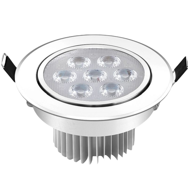 祎琳家用筒灯led天花射灯黑色3W5w嵌入式7.5客厅吊顶牛眼孔灯洞灯