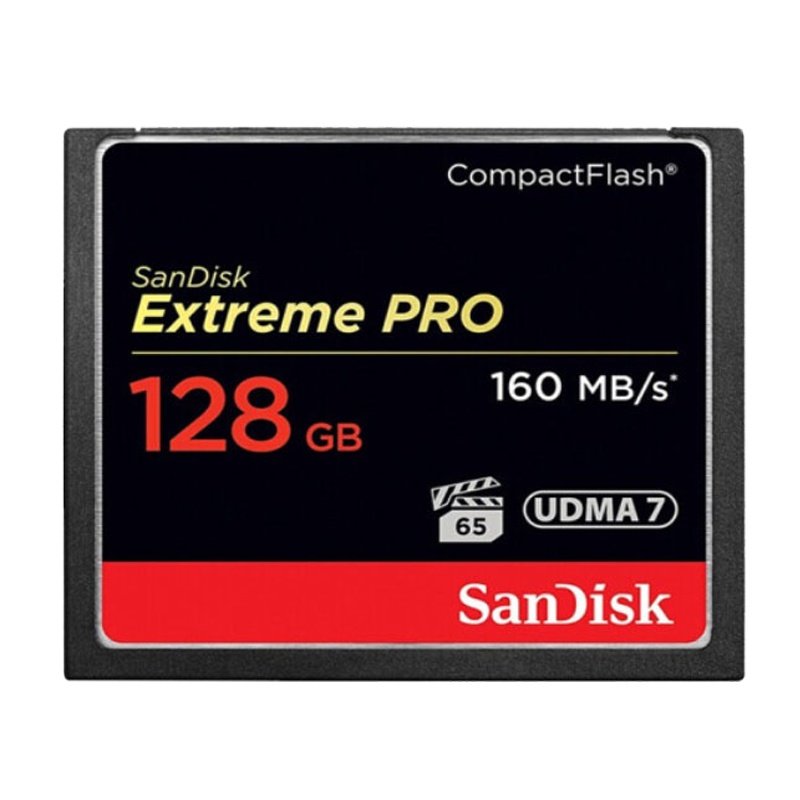 闪迪(SD) 128GB CF存储卡(160MB/S 4K至尊)