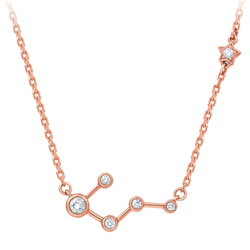 周大福小心意Y时代北斗星18K金项链套链U159137