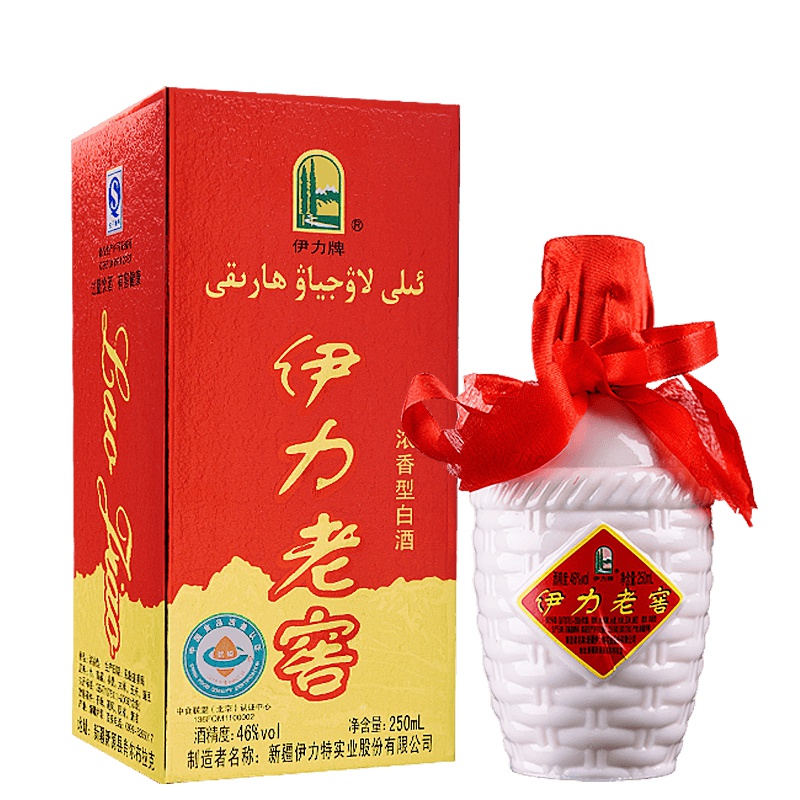 46度伊力老窖250ml 单瓶装 浓香型白酒 新疆特产小老窖