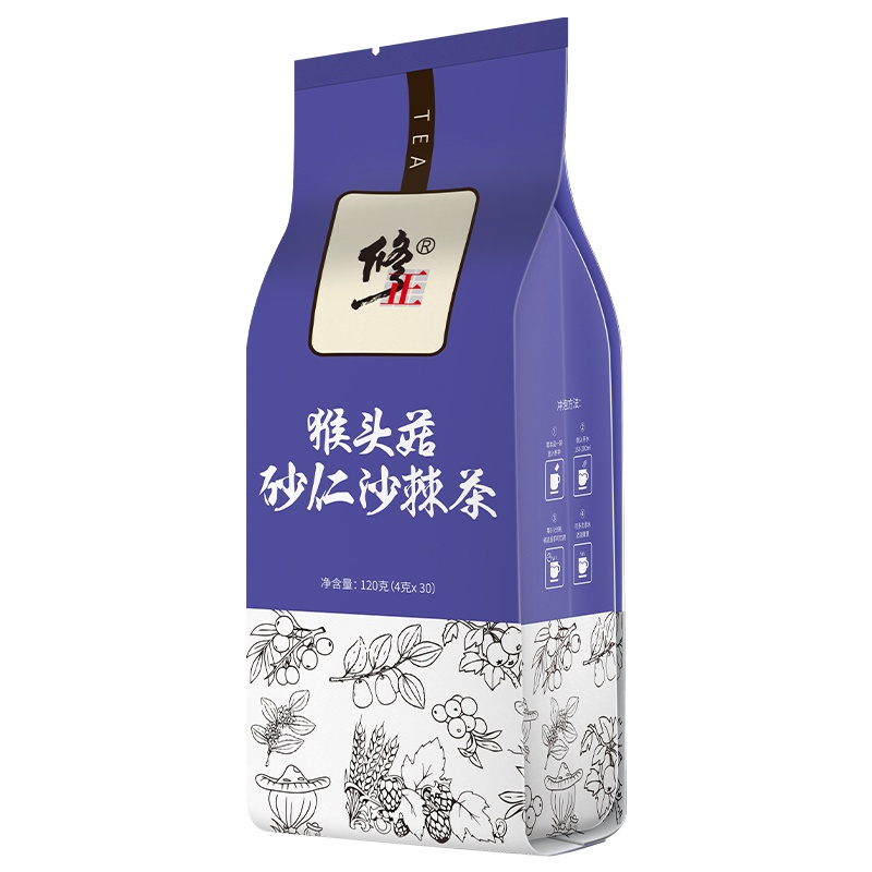 修正猴头菇砂仁沙棘茶120g花茶组合男士女士养生茶可搭配暖胃茶