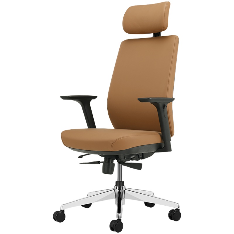 Okamura奥卡姆拉老板椅办公椅真头层牛皮椅电脑椅家用人体工学椅子可躺转椅