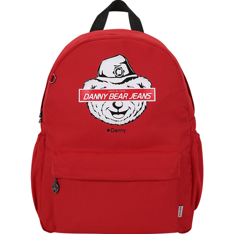 丹尼熊(Danny Bear)新品双肩包背包学生书包男女旅行背包2019夏季纯色尼龙布包
