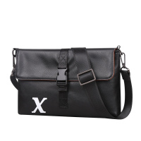 【顺丰配送】单肩包男休闲多功能背包斜挎包牛皮男士包包帆布男包商务NB191078-3H