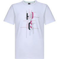 HUGO BOSS 雨果博斯 男士 棉质圆领短袖T恤 50431815