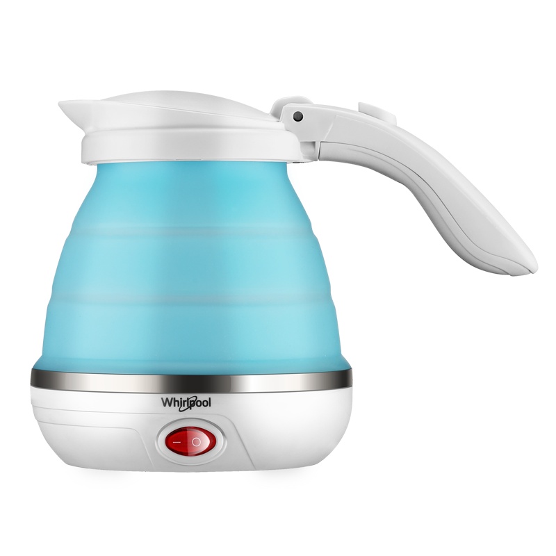 惠而浦(Whirlpool)折叠电水壶WEK-GJ051H便携烧水壶迷你可折叠小型开水壶自动断电保温旅行壶电水壶