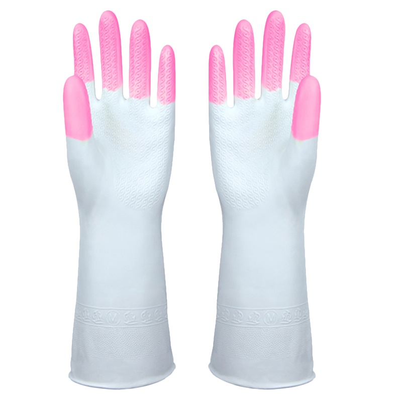邦禾洗碗橡胶手套女刷碗神器硅塑乳胶厨房耐用型家务清洁洗衣手套