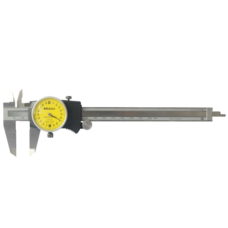 Mitutoyo三丰四用带表游标卡尺0-150/200/300 高精度 不锈钢