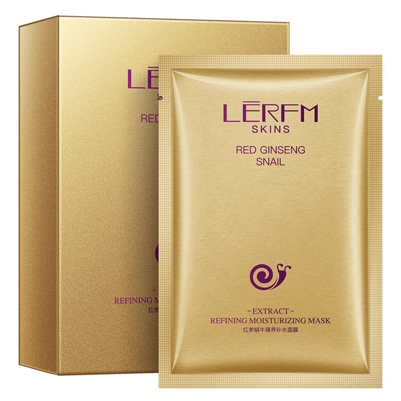 [买1送10片]LERFM 红参蜗牛臻养补水面膜