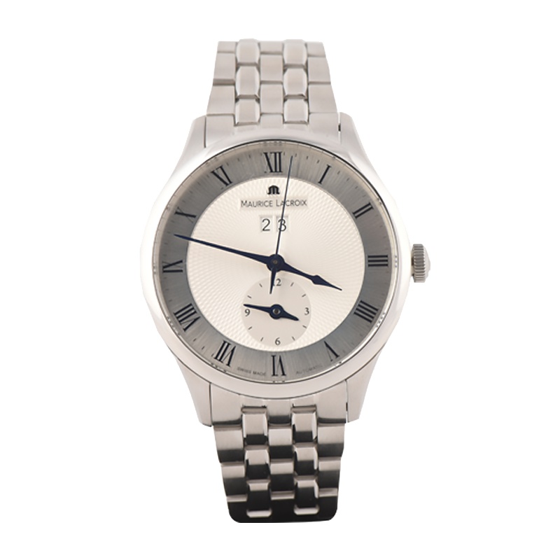 MAURICELACROIX艾美男士大日历精钢自动机械表10011598