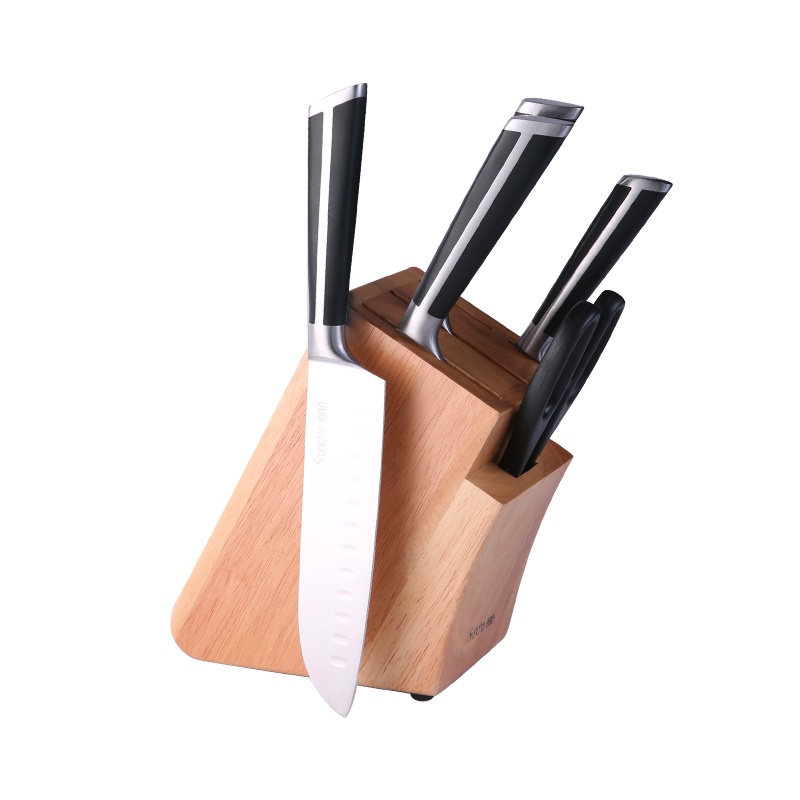 双枪不锈钢刀具套装厨房套刀家用切菜菜板全套厨具菜刀组合六件套DP90600